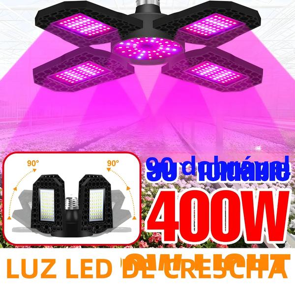 Luminária LED de Espectro Completo para Plantas - Ideal para Hidroponia e Estufas Imagem de Luminária LED de Espectro Completo para Plantas - Ideal para Hidroponia e Estufas