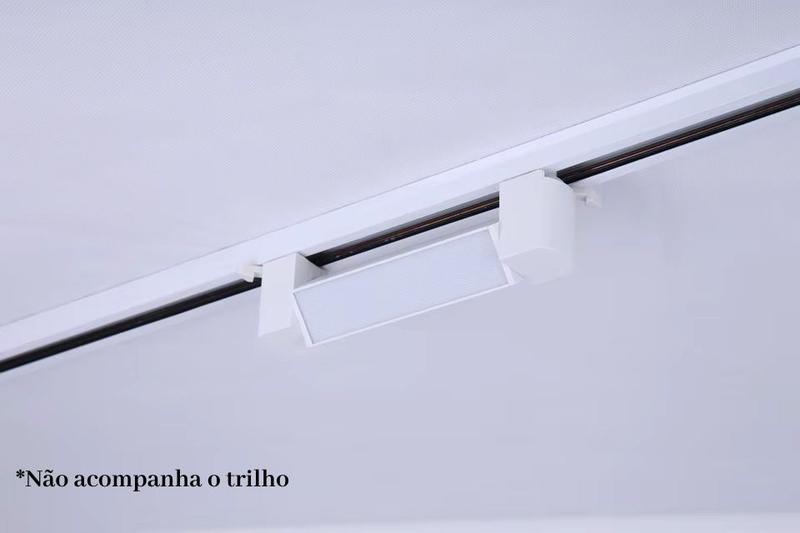 Imagem de Luminária Led Difusa Branco P/Trilho 15W 6500K Bivolt 47cm