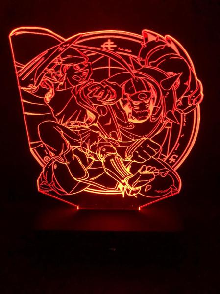 Imagem de Luminária Led , Edward Elric E Alphonse, 16 Cores Controle, Decoração