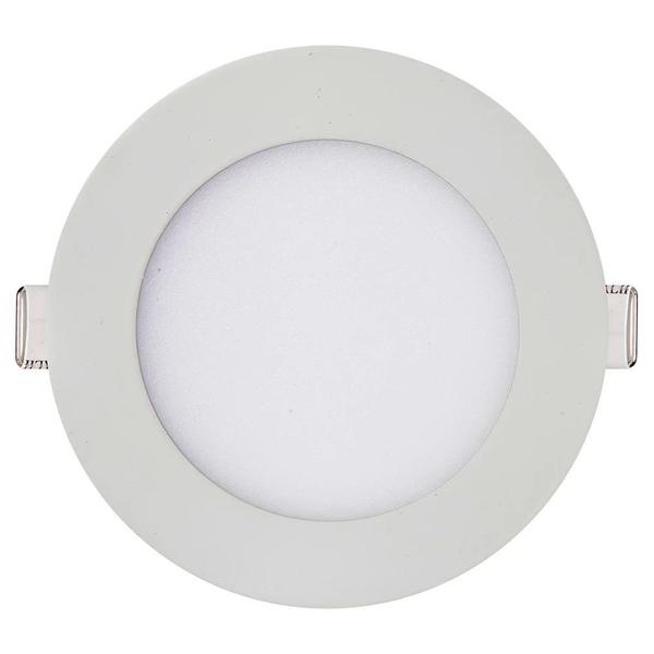 Imagem de Luminaria led embutir redonda slim 6w 3000k kian