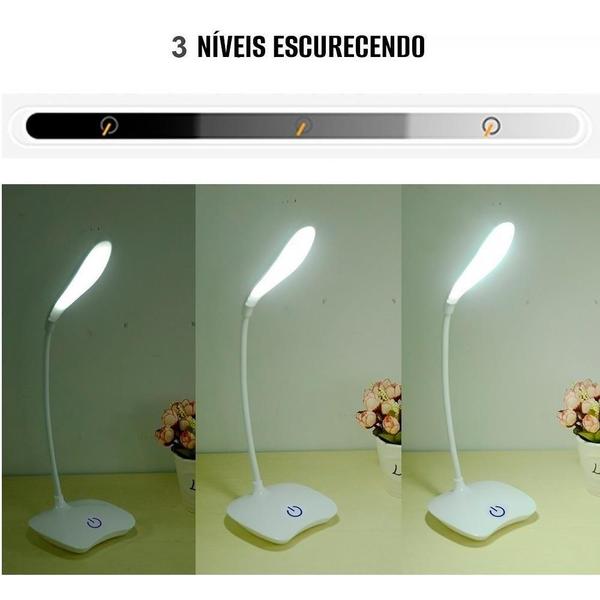 Imagem de Luminária Led Flexível Recarregável Sem Fio Bm-F984 B-Max