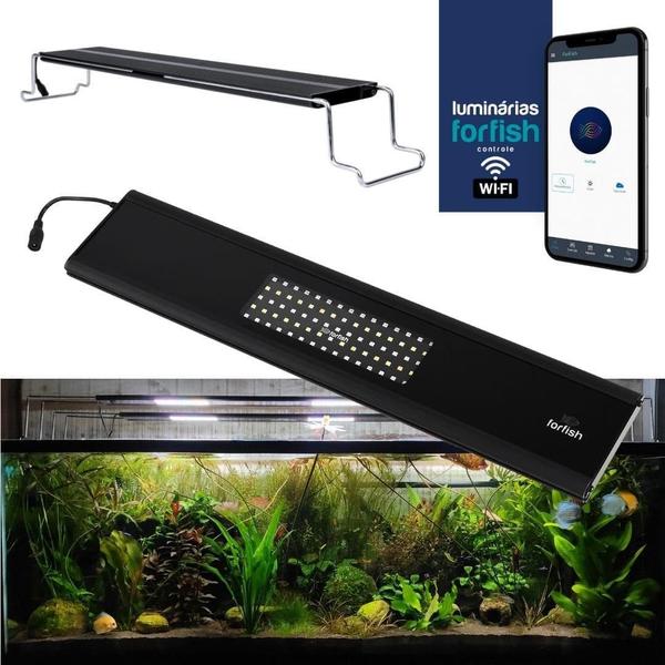 Imagem de Luminária Led Forfish 40W Aquários Plantados De 50 A 92Cm