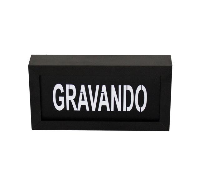 Luminária Led Gravando Youtuber Streamer Luminoso Placa - AdesivAqui Imagem de Luminária Led Gravando Youtuber Streamer Luminoso Placa