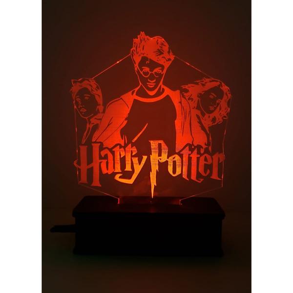 Imagem de Luminaria Led, Harry Potter, Filme, Hogwarts, 16 Cores, Decoração