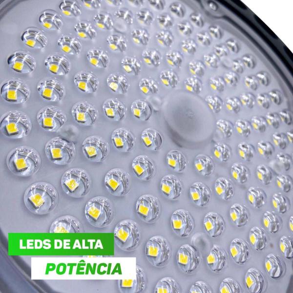 Imagem de Luminária Led High Bay 100w 150w 200w Ufo Industrial Bivolt Galpão Branco Frio 6500K