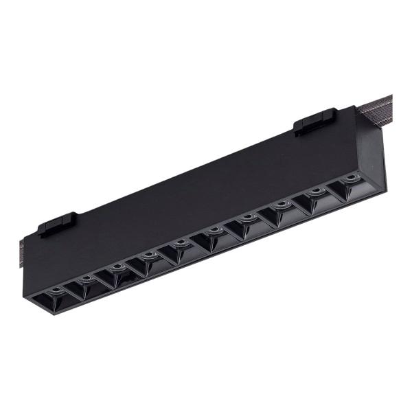 Imagem de Luminaria LED Linear Flow Veneza 12W 2700K Branco Quente 1020Lm Preta 48V 1735 Gaya