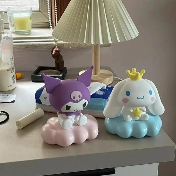 Imagem de Luminária LED Nuvem Hello Kitty Kawaii - Luz Noturna para Cabeceira e Decoração