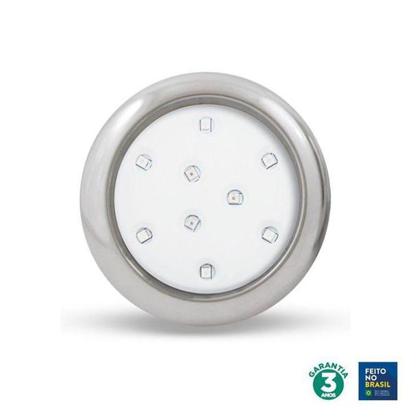 Imagem de Luminária LED Piscina Inox 80mm Rosca 1/2  9w RGB 50070 - Iluctron