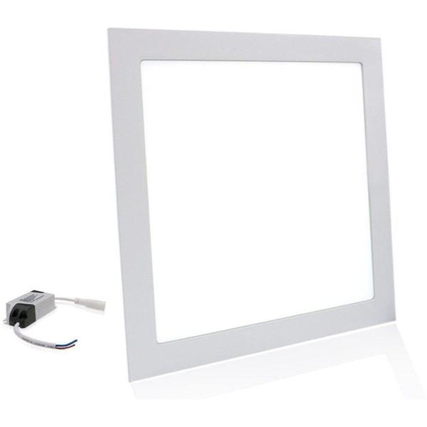 Imagem de Luminária Led Plafon 18w Embutir Forro Gesso 22x22cm Branca - Galaxy LED