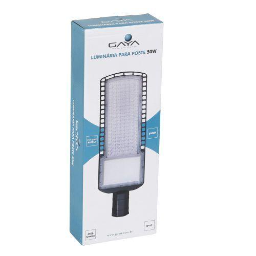 Imagem de Luminária LED Publica SMD 50W 6000K Frio Gaya