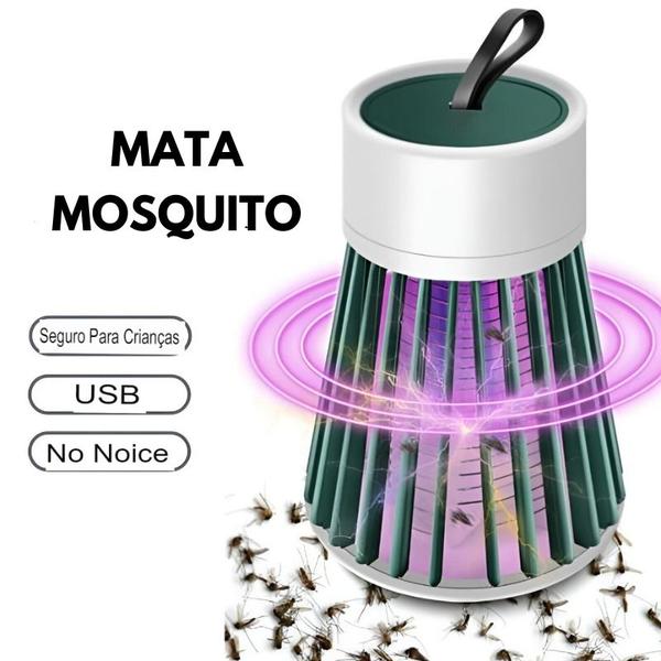 Imagem de Luminaria Led Repelente Mata Mosquito Eletrico Usb Luz Uv