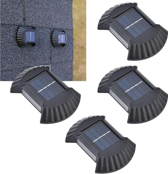 Imagem de Luminaria Led Solar Parede Externa Prova D'água Kit C/4 AL-B1315