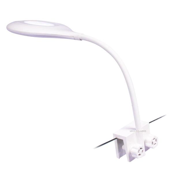 Imagem de Luminária Led Soma C7 Branca Vidro Aquário 110V 220V Bivolt