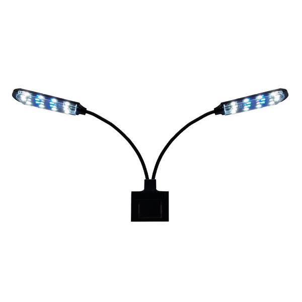 Imagem de Luminaria led soma x7 preta(15w)led branco/azul 220v