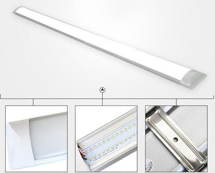 Imagem de Luminária Led Tubular - 120 cm - 36w - Bivolt - Branco Frio - LMS-CLLP-1200-36W