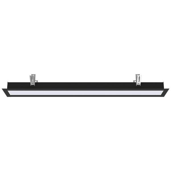 Imagem de Luminária LED Vetor 110 Linear Embutir Preto 35W - Taschibra