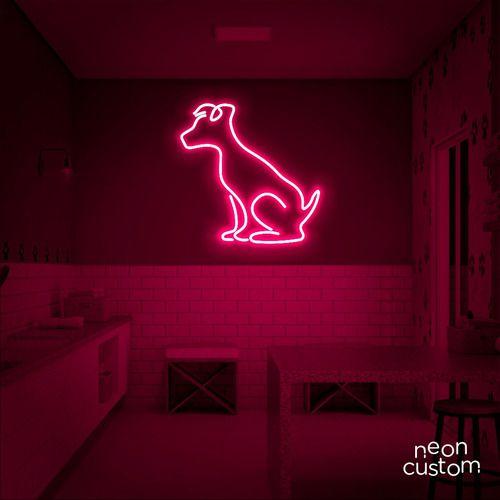 Imagem de luminaria letreiro Neon Led Dog Sentado 02 100x100 luminoso decoração p/ selfie