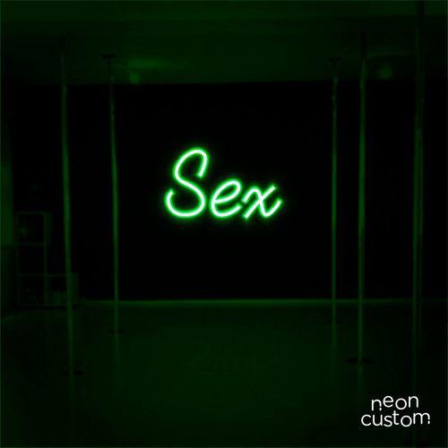 Imagem de luminaria letreiro Neon Led Sex 50x30 luminoso decoração p/ selfie