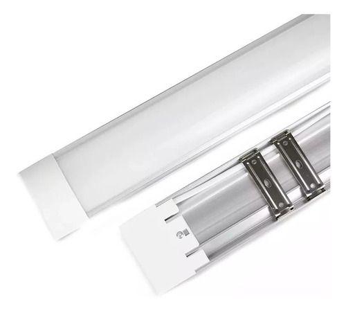 Imagem de Luminária Linear 60cm LED 18W Sobrepor Slim Retangular Branco Neutro 4500K Bivolt