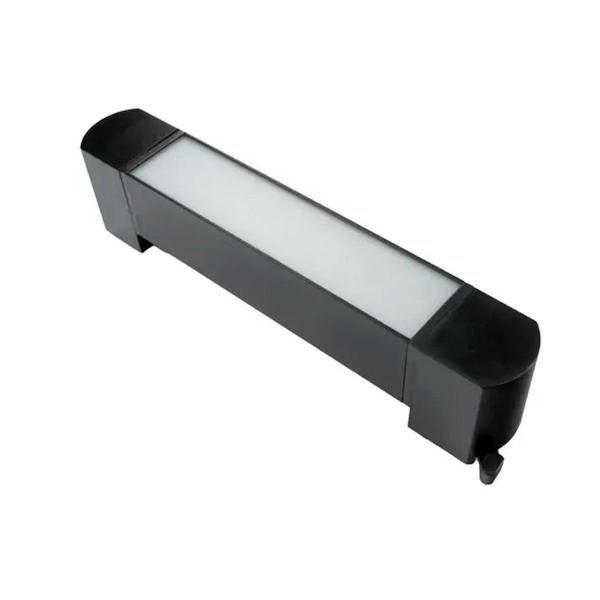 Imagem de Luminária Linear Difusa Led 10W 3000K para Trilho Eletrificado Preto Bivolt - AAATOP - GDFGD-10BQ-BL