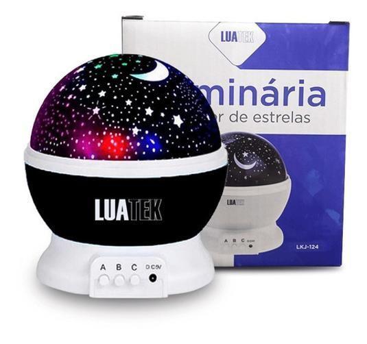 Imagem de Luminária Lua Projetor Abajur Infantil360 Galáxia