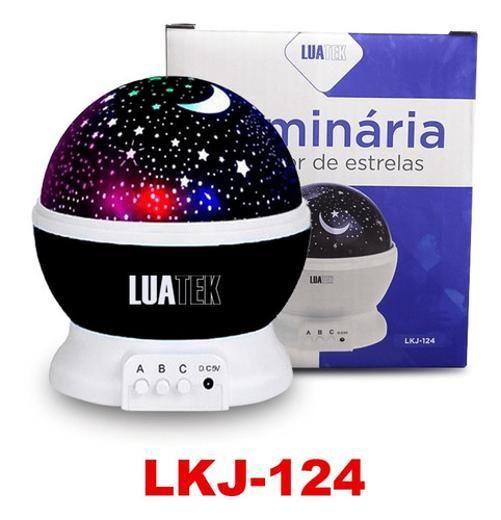 Imagem de Luminária Lua Projetor Abajur Infantil360 Galáxia