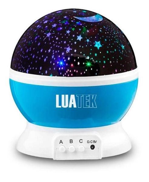 Imagem de Luminária Lua Projetor Abajur Infantil360 Galáxia