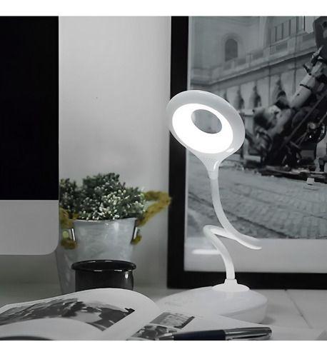 Luminária Mesa 14 Led Articulável Pilha E Usb Touch Portátil - Dx Imagem de Luminária Mesa 14 Led Articulável Pilha E Usb Touch Portátil