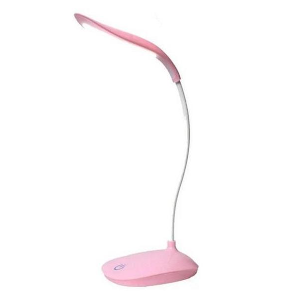 Imagem de Luminária Mesa 3 Níveis Touch Sem Fio 14 Led Flexível Rosa