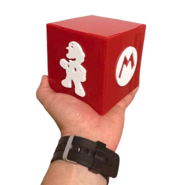 Imagem de Luminária Mini Abajur de Mesa Super Mario Vermelho