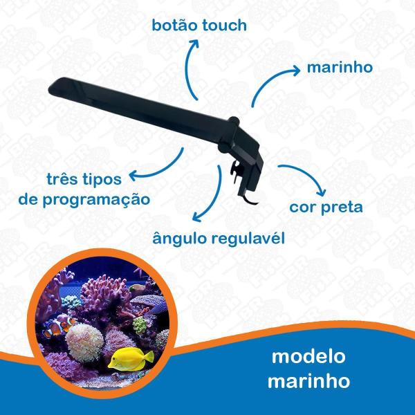 Imagem de Luminária Nano Light Ocean Tech Para Aquário Marinho 30Cm