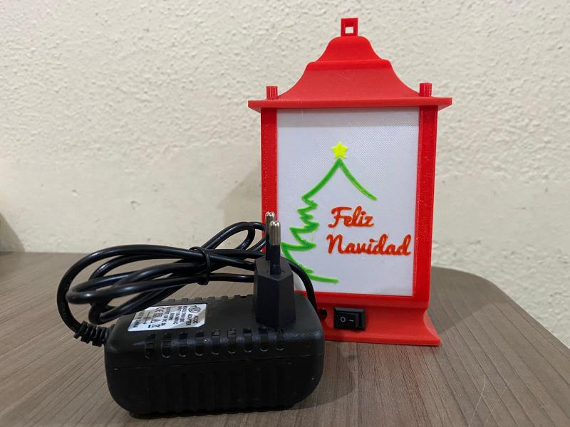 Imagem de Luminária Natalina Pendurar Luz LED Natal Perfeito + Lindo