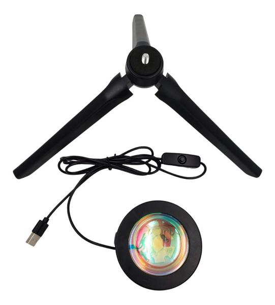 Luminária Noturna Projetor LED Sunset Rainbow Sunset Red Sun Fotos Instagram Quarto - Athlanta Imagem de Luminária Noturna Projetor LED Sunset Rainbow Sunset Red Sun Fotos Instagram Quarto