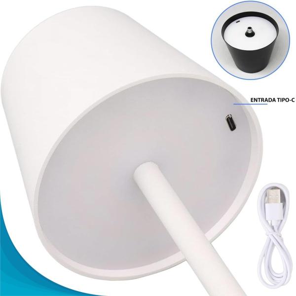 Luminária Noturna Touch USB C Com Luz LED Recarregável Para Decoração De Quarto Infantil - Zonne Imagem de Luminária Noturna Touch USB C Com Luz LED Recarregável Para Decoração De Quarto Infantil