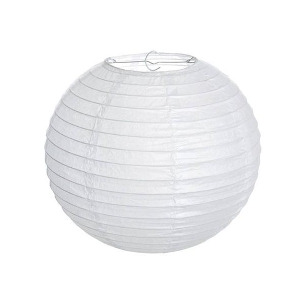 Luminária Oriental Branca Lisa - 30 cm - Hachi8 Imagem de Luminária Oriental Branca Lisa - 30 cm
