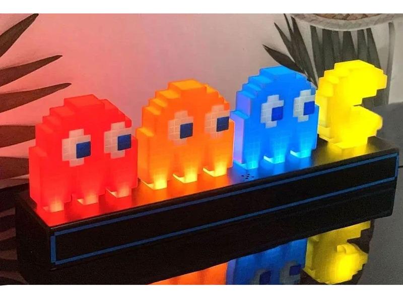 Imagem de Luminária Pac Man Led Usb Com 3 Opções De Luzes Geek