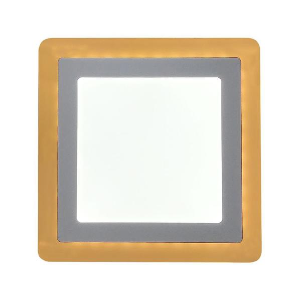 Imagem de Luminária painel led dual color 18w+6w embutir quadrado