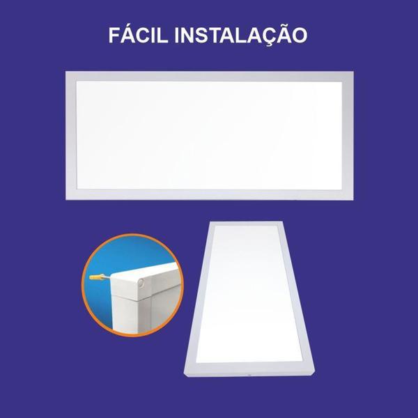 Imagem de Luminária Painel Led Tipo Plafon sobrepor 30x60 4000k - Ilumina