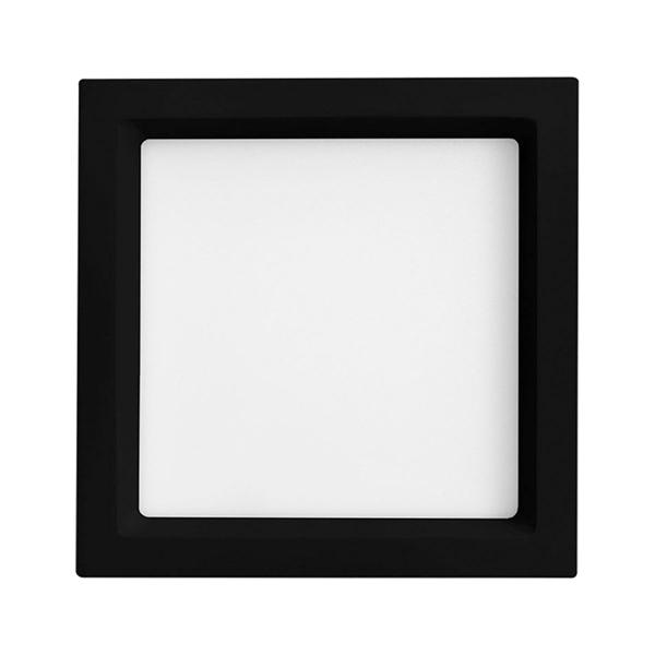 Imagem de Luminária Painel Plafon Led Embutir Recuada 22x22 20w 5700k Jet Black SaveEnergy