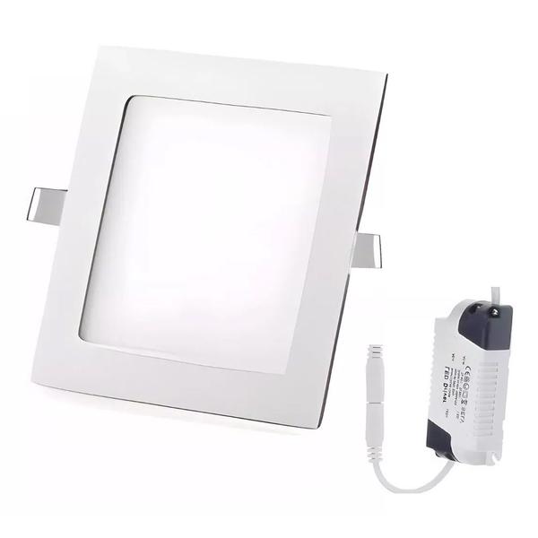 Imagem de Luminária Painel Plafon Led Quadrado Embutir Led 6W