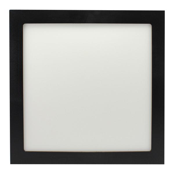 Imagem de Luminária Painel Plafon Led Sobrepor 30x30 25w 3000k Jet Black SaveEnergy