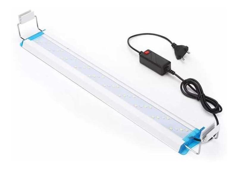 Imagem de Luminária Para Aquário 12W 38Cm A 50Cm 3 Funções De Cores