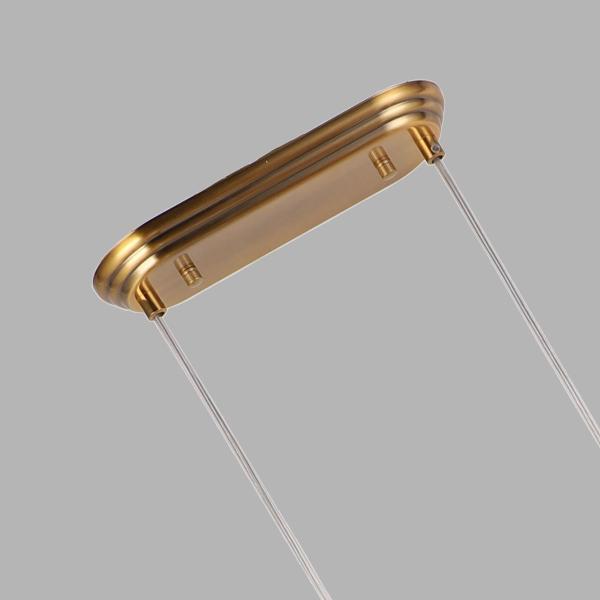 Luminária Pendente 95cm bocal G9 jabuticaba Dourado Vintage Bivolt - Lumier Imagem de Luminária Pendente 95cm bocal G9 jabuticaba Dourado Vintage Bivolt