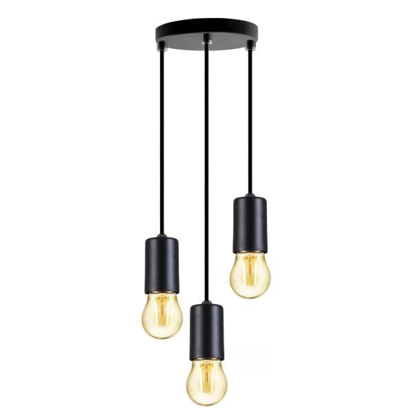 Luminária Pendente Copinho Triplo Com Fiação 110/220v Soquete E27 - Luminárias Navarro Imagem de Luminária Pendente Copinho Triplo Com Fiação 110/220v Soquete E27