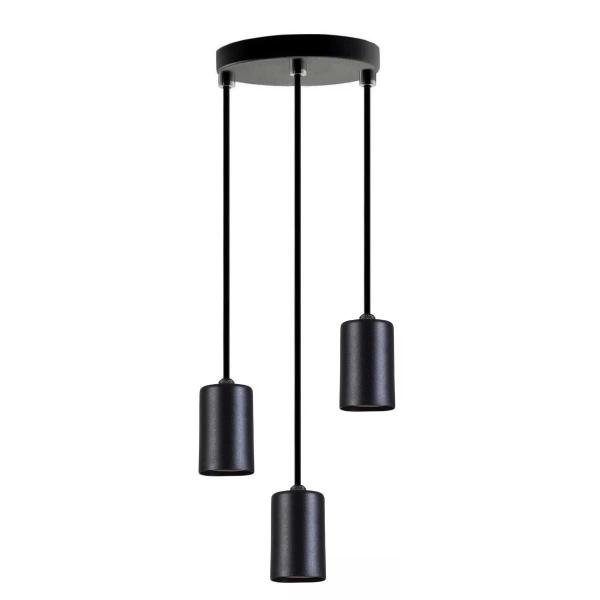 Luminária Pendente Copinho Triplo Com Fiação 110/220v Soquete E27 - Luminárias Navarro Imagem de Luminária Pendente Copinho Triplo Com Fiação 110/220v Soquete E27