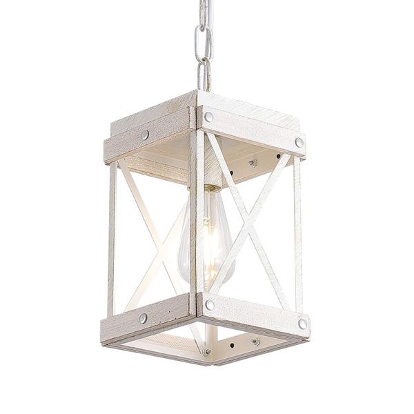 Imagem de Luminária Pendente Fivess Lighting - Estilo Modern Farmhouse em Branco Antigo