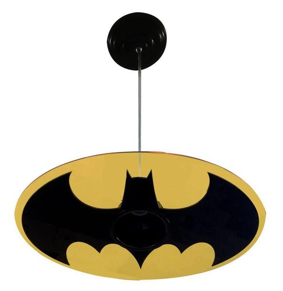 Imagem de Luminária Pendente Infantil Batman Heroi - Quarto Menino Kid