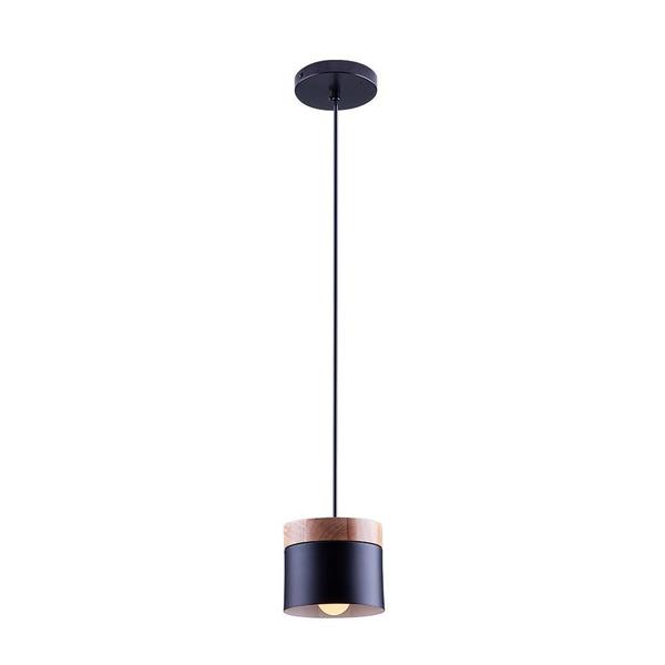 Luminária Pendente Lagos Detalhe Madeira Cozinha Bancada E27 - Esquilos Shop Imagem de Luminária Pendente Lagos Detalhe Madeira Cozinha Bancada E27