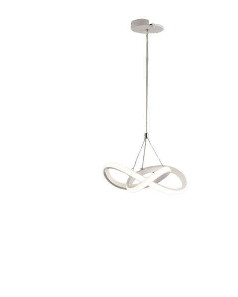 Imagem de Luminária Pendente LED 25W Design Moderno 35cm Luz 3em1 Branco - Nitrolux