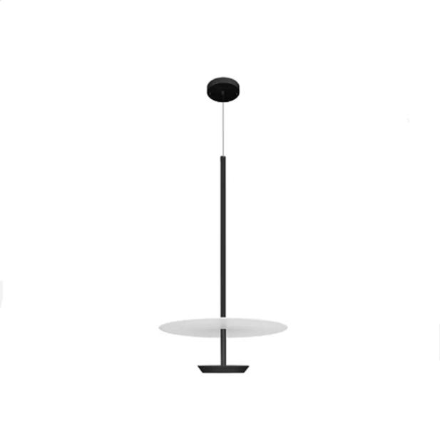 Imagem de Luminária Pendente Luz Rebatedora Preto E Branco Led-all Lux